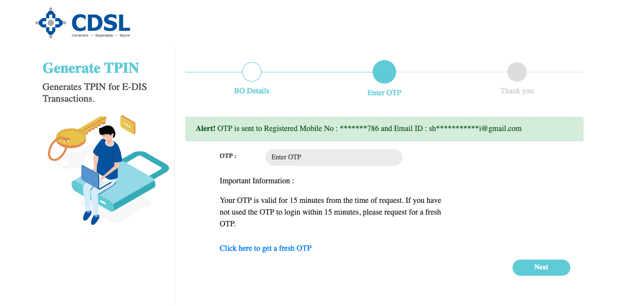 Upstox Verify Pin