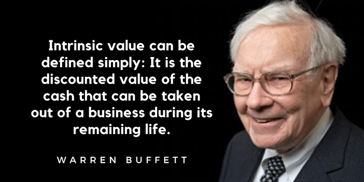 Warren Buffett Intrinsic Value Quote